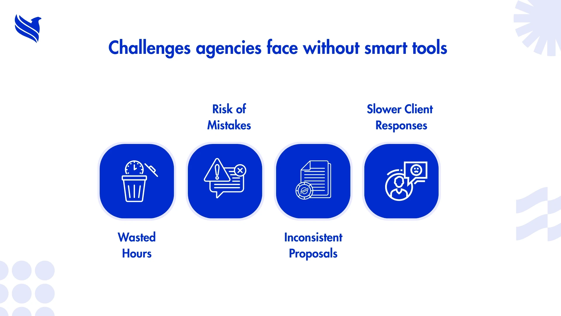 Challenges agencies face without smart tools