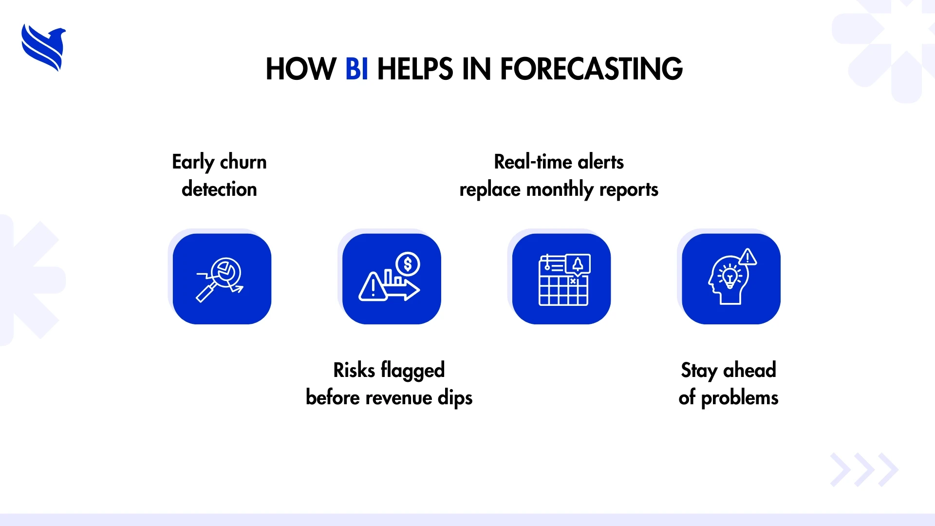How BI helps in forecasting