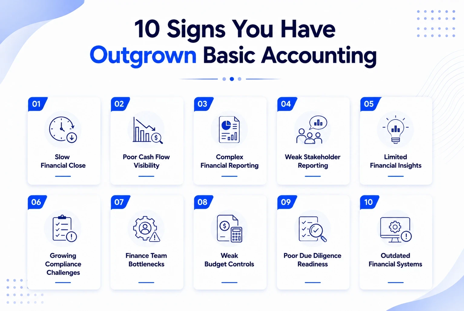 10 signs you have outgrown basic accounting